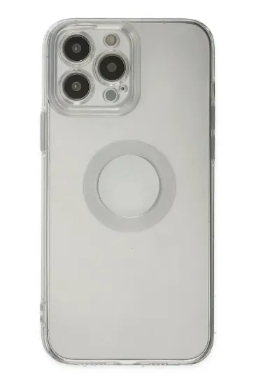 Newface iPhone 13 Pro Max Kılıf Santa Lens Silikon - Şeffaf resmi