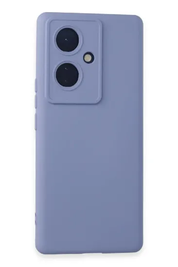 Newface Vivo V29 Lite Kılıf Nano içi Kadife Silikon - Lila resmi
