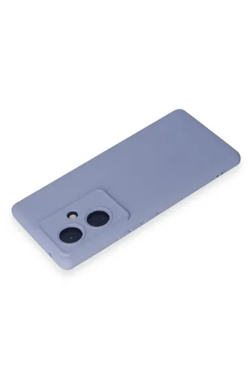 Newface Vivo V29 Lite Kılıf Nano içi Kadife Silikon - Lila resmi