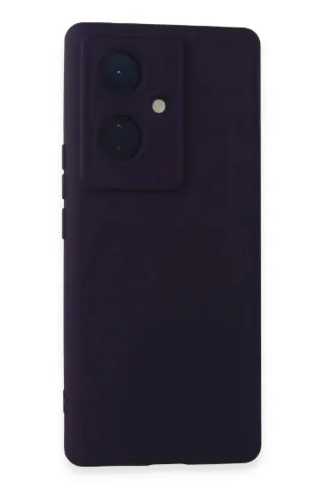 Newface Vivo V29 Lite Kılıf Nano içi Kadife Silikon - Mor resmi