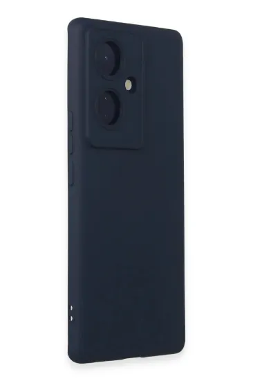 Newface Vivo V29 Lite Kılıf Nano içi Kadife Silikon - Lacivert resmi