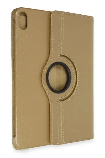 Newface iPad 2022 10.9 (10.nesil) Kılıf 360 Tablet Deri Kılıf - Gold resmi