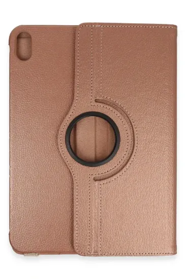 Newface iPad 2022 10.9 (10.nesil) Kılıf 360 Tablet Deri Kılıf - Rose Gold resmi