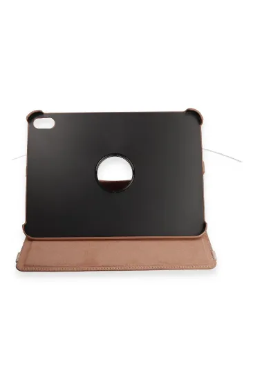 Newface iPad 2022 10.9 (10.nesil) Kılıf 360 Tablet Deri Kılıf - Rose Gold resmi