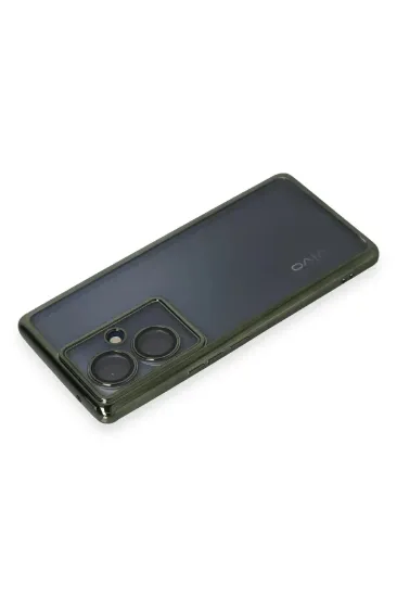 Newface Vivo V29 Lite Kılıf Razer Lensli Silikon - Yeşil resmi