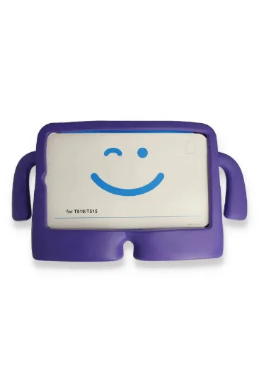 Newface iPad 2022 10.9 (10.nesil) Kılıf Karakter Tablet Silikon - Mor resmi