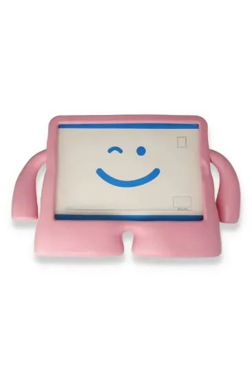 Newface iPad 2022 10.9 (10.nesil) Kılıf Karakter Tablet Silikon - Açık Pembe resmi