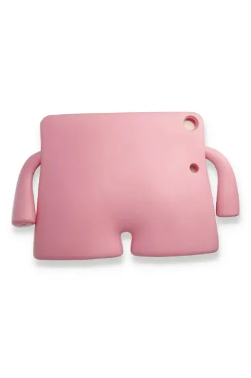 Newface iPad 2022 10.9 (10.nesil) Kılıf Karakter Tablet Silikon - Açık Pembe resmi