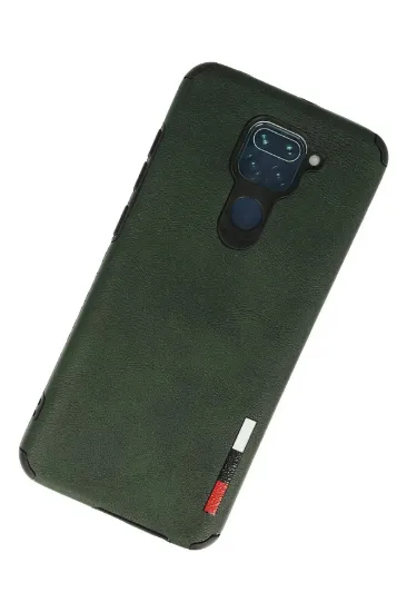 Newface Xiaomi Redmi Note 9 Kılıf Loop Deri Silikon - Yeşil resmi