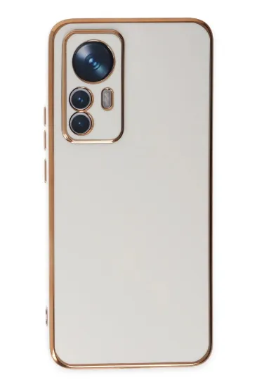 Newface Xiaomi Mi 12T Pro Kılıf Volet Silikon - Beyaz resmi