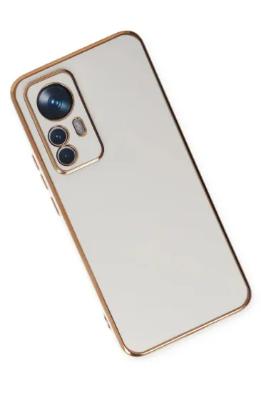 Newface Xiaomi Mi 12T Pro Kılıf Volet Silikon - Beyaz resmi