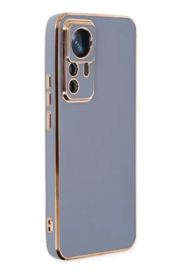 Newface Xiaomi Mi 12T Pro Kılıf Volet Silikon - Mavi resmi
