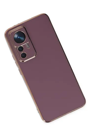 Newface Xiaomi Mi 12T Pro Kılıf Volet Silikon - Mor resmi