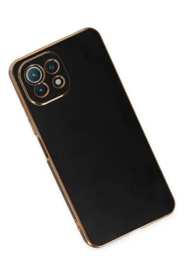 Newface Xiaomi Mİ 11 Lite Kılıf Volet Silikon - Siyah resmi