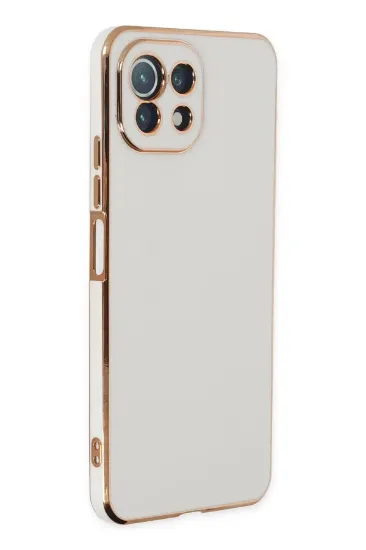 Newface Xiaomi Mİ 11 Lite Kılıf Volet Silikon - Beyaz resmi