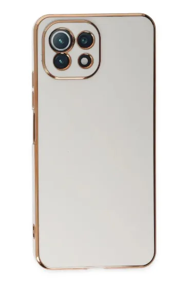 Newface Xiaomi Mİ 11 Lite Kılıf Volet Silikon - Beyaz resmi
