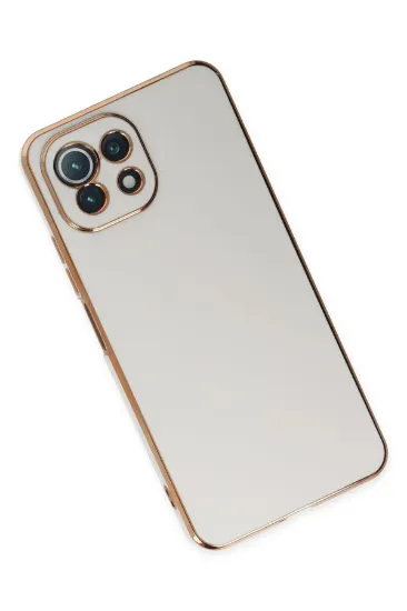 Newface Xiaomi Mİ 11 Lite Kılıf Volet Silikon - Beyaz resmi