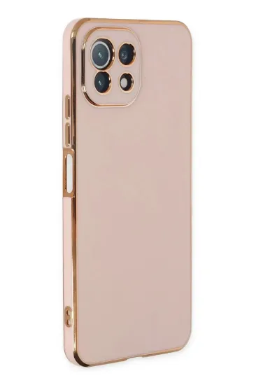 Newface Xiaomi Mİ 11 Lite Kılıf Volet Silikon - Pembe resmi