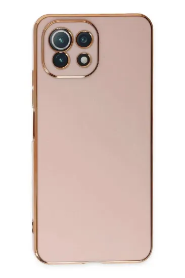 Newface Xiaomi Mİ 11 Lite Kılıf Volet Silikon - Pembe resmi