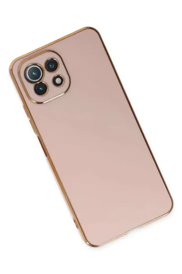 Newface Xiaomi Mİ 11 Lite Kılıf Volet Silikon - Pembe resmi