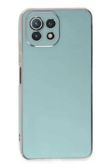 Newface Xiaomi Mİ 11 Lite Kılıf Volet Silikon - Açık Yeşil resmi