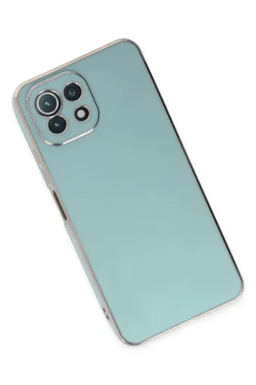 Newface Xiaomi Mİ 11 Lite Kılıf Volet Silikon - Açık Yeşil resmi