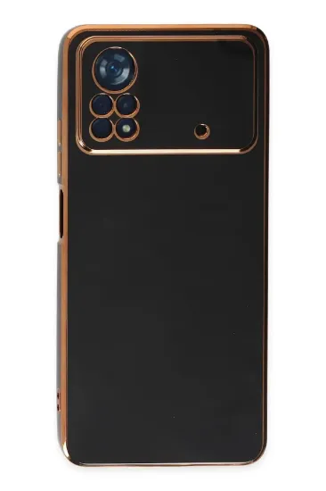 Newface Xiaomi Poco X4 Pro 5G Kılıf Volet Silikon - Siyah resmi