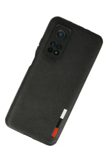 Newface Xiaomi Mi 10T Kılıf Loop Deri Silikon - Siyah resmi