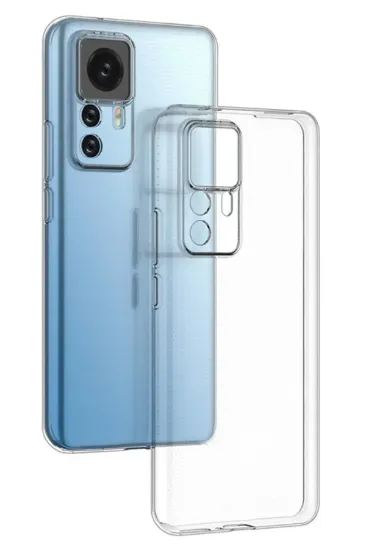 Newface Xiaomi Mi 12T Pro Kılıf Lüx Şeffaf Silikon resmi