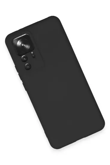 Newface Xiaomi Mi 12T Pro Kılıf Nano içi Kadife Silikon - Siyah resmi