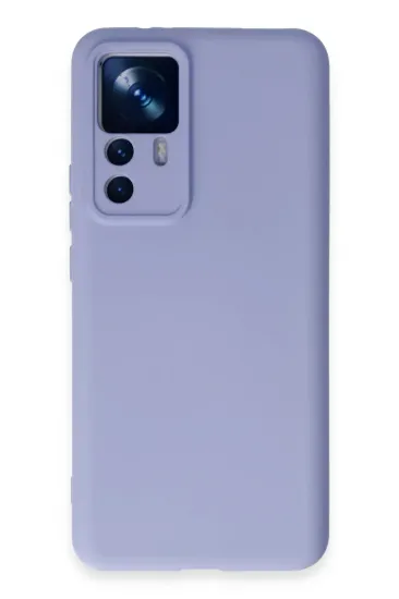 Newface Xiaomi Mi 12T Pro Kılıf Nano içi Kadife Silikon - Lila resmi