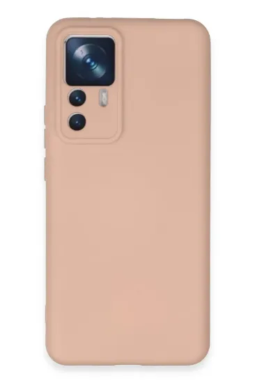 Newface Xiaomi Mi 12T Pro Kılıf Nano içi Kadife Silikon - Pudra resmi