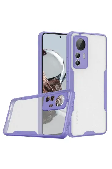 Newface Xiaomi Mi 12T Kılıf Platin Silikon - Lila resmi