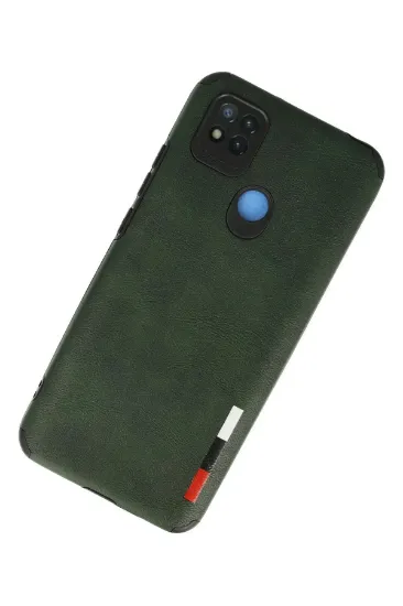 Newface Xiaomi Redmi 9C Kılıf Loop Deri Silikon - Yeşil resmi