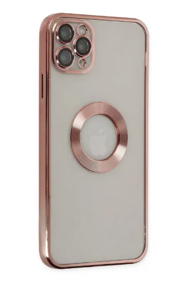 Newface iPhone 11 Pro Kılıf Slot Silikon - Rose Gold resmi