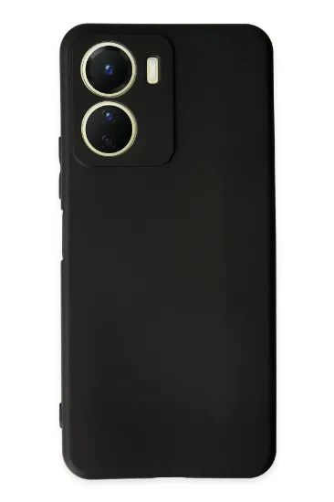Newface Vivo Y16 Kılıf First Silikon - Siyah resmi