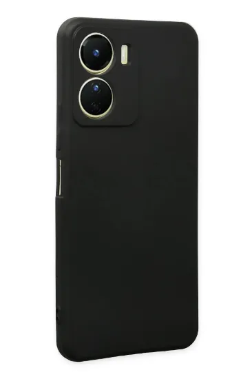 Newface Vivo Y16 Kılıf First Silikon - Siyah resmi