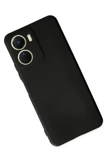 Newface Vivo Y16 Kılıf First Silikon - Siyah resmi