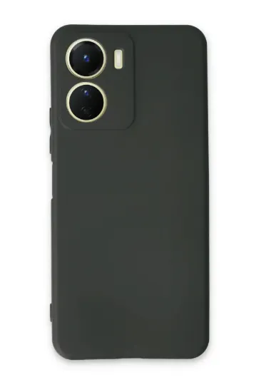 Newface Vivo Y16 Kılıf First Silikon - Koyu Yeşil resmi