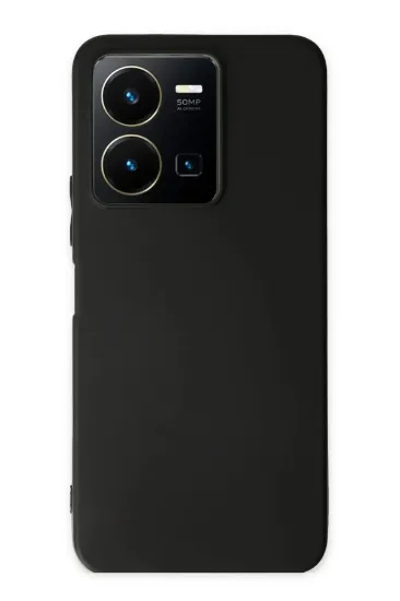 Newface Vivo Y35 Kılıf First Silikon - Siyah resmi