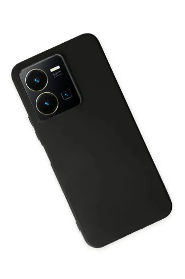 Newface Vivo Y35 Kılıf First Silikon - Siyah resmi