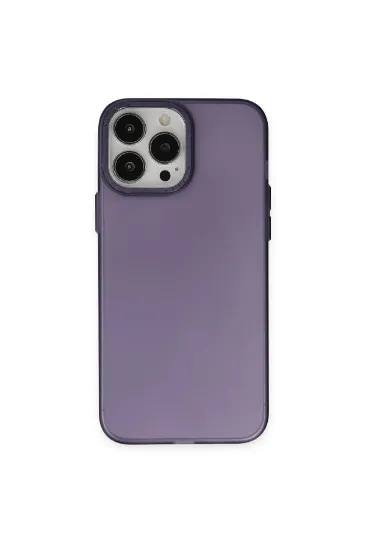 Newface iPhone 14 Pro Max Kılıf Modos Metal Kapak - Derin Mor resmi