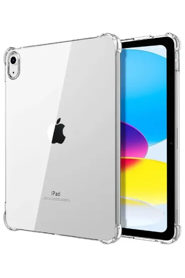 Newface iPad 2022 10.9 (10.nesil) Kılıf Anti Şeffaf Tablet Silikon - Şeffaf resmi