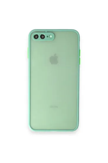 Newface iPhone 7 Plus Kılıf Montreal Silikon Kapak - Turkuaz resmi