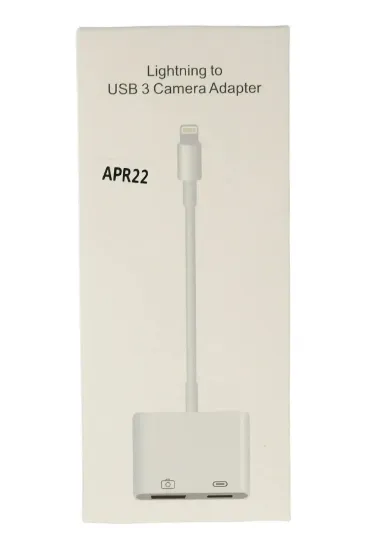 Newface APR22 Iphone Otg 2in1 - Beyaz resmi