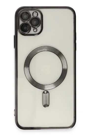 Newface iPhone 11 Pro Max Kılıf Kross Magneticsafe Kapak - Siyah resmi