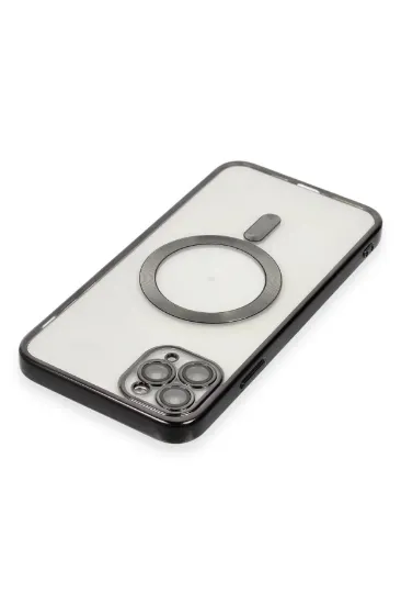 Newface iPhone 11 Pro Max Kılıf Kross Magneticsafe Kapak - Siyah resmi