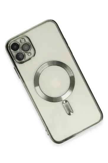 Newface iPhone 11 Pro Max Kılıf Kross Magneticsafe Kapak - Koyu Yeşil resmi