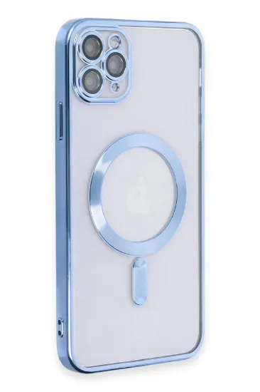Newface iPhone 11 Pro Max Kılıf Kross Magneticsafe Kapak - Sierra Blue resmi