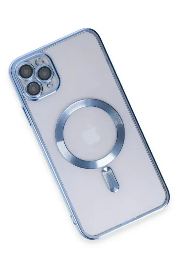 Newface iPhone 11 Pro Max Kılıf Kross Magneticsafe Kapak - Sierra Blue resmi
